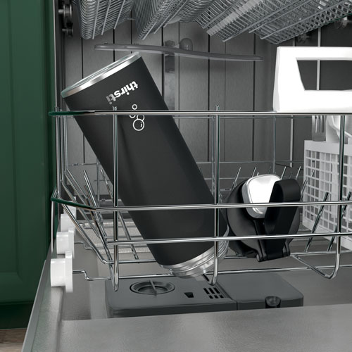 Bouteille de voyage pour boissons gazeuses 709 ml (24 oz) Ninja Thirsti - Noir