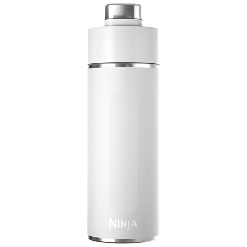 Ninja Thirsti 709ml Carbonated Drink Travel Bottle - White
