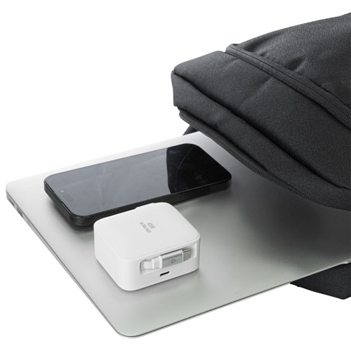 LBT 45W USB Type-C PD Wall Charger with Built-In Retractable Cable