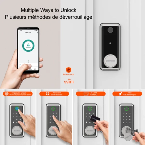 Black & Decker Smart Lock with Gateway - Silver