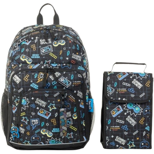 Smash School Backpack Set for Kids: Back Pack with Insulated Lunch Bag for School. Multipurpose Laptop Backpack for Girls & Boys, Book Bag & Travel