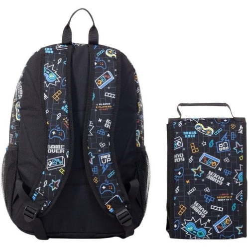 Smash School Backpack Set for Kids: Back Pack with Insulated Lunch Bag for School. Multipurpose Laptop Backpack for Girls & Boys, Book Bag & Travel