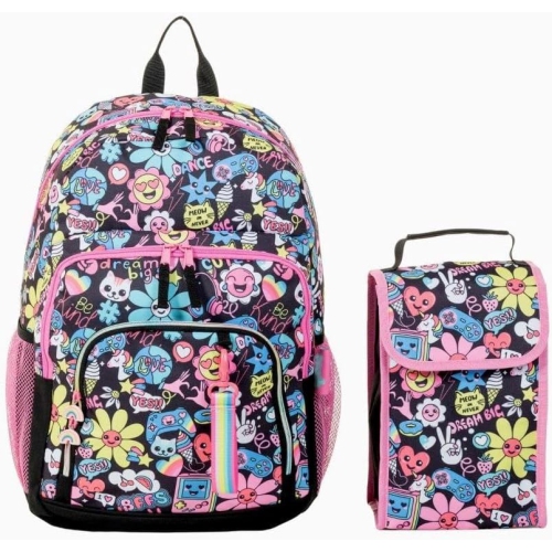 Smash School Backpack Set for Kids: Back Pack with Insulated Lunch Bag for School. Multipurpose Laptop Backpack for Girls & Boys, Book Bag & Travel