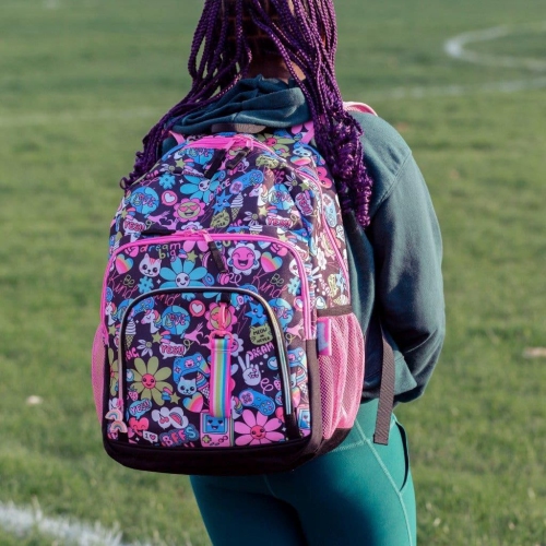 Smash School Backpack Set for Kids: Back Pack with Insulated Lunch Bag for School. Multipurpose Laptop Backpack for Girls & Boys, Book Bag & Travel