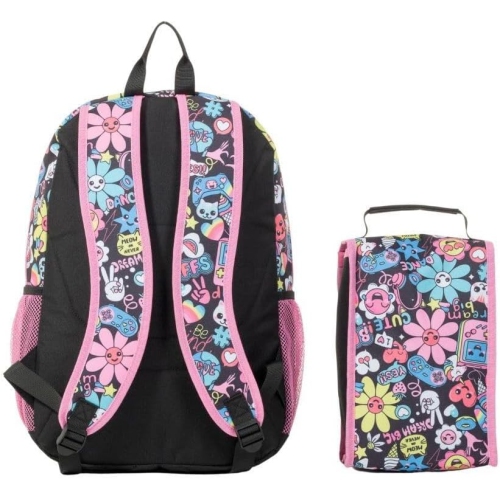 Smash School Backpack Set for Kids: Back Pack with Insulated Lunch Bag for School. Multipurpose Laptop Backpack for Girls & Boys, Book Bag & Travel
