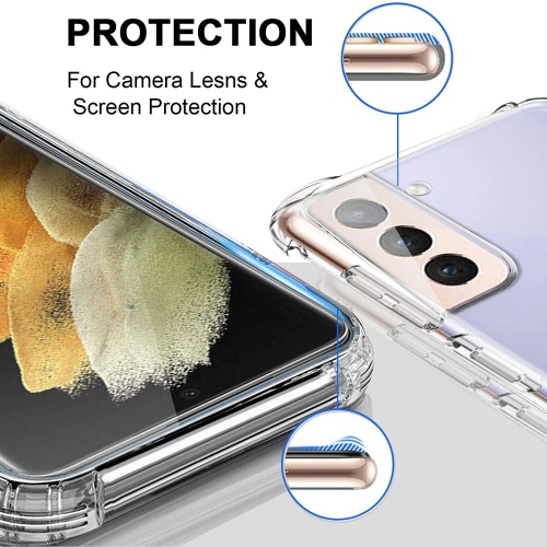 SuperShield Ultra Hybrid [technologie anti-jaunissement] Conçu pour le Galaxy S20 FE de Samsung + protecteur d'écran + protecteur de lentille