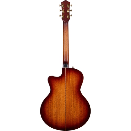 Godin 053377 Connaisseur MJ Sunset Burst Maho Acoustic Guitar with Case- MADE IN CANADA