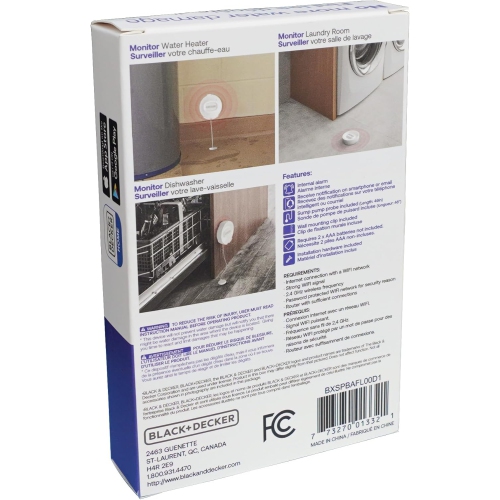 Black & Decker Smart Wi-Fi Water Sensor