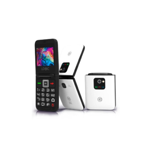 LOGIC Z3L 4G FLIP PHONE WHITE
