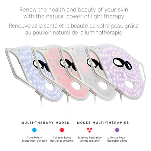 Masque de luminothérapie Glow d'iQ - Partenaire de détail exclusif