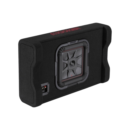 KICKER – Boîtier compact à chargement vers le bas, 500 W, 10 po, 49L7TDF102