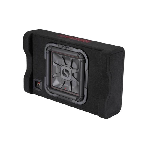 Enceinte scellée vers le bas 600&nbsp;W 49L7TDF122 de 12&nbsp;po de Kicker avec haut-parleur d'extrêmes graves peu profond L7T