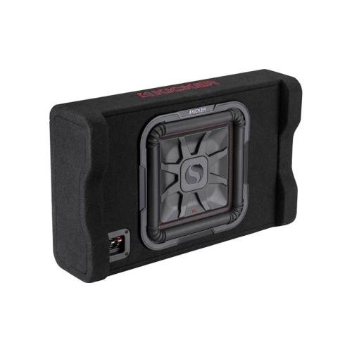 Enceinte scellée vers le bas 600&nbsp;W 49L7TDF122 de 12&nbsp;po de Kicker avec haut-parleur d'extrêmes graves peu profond L7T