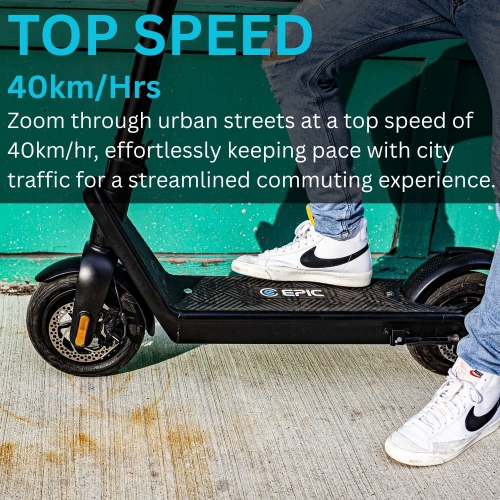 Trottinette électrique X7 de Bluerev – Trottinette électrique pliable et légère avec vitesse maximale 25&nbsp;km/h et portée 20&nbsp;km – Balade