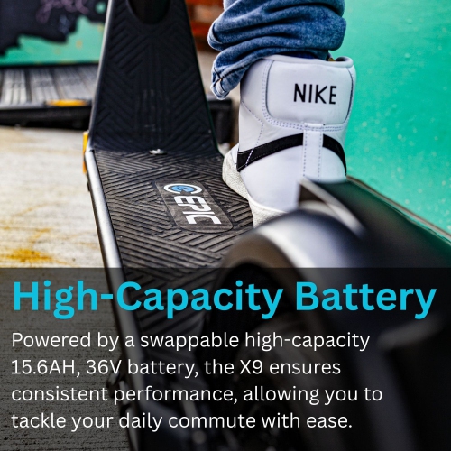 Trottinette électrique X7 de Bluerev – Trottinette électrique pliable et légère avec vitesse maximale 25&nbsp;km/h et portée 20&nbsp;km – Balade