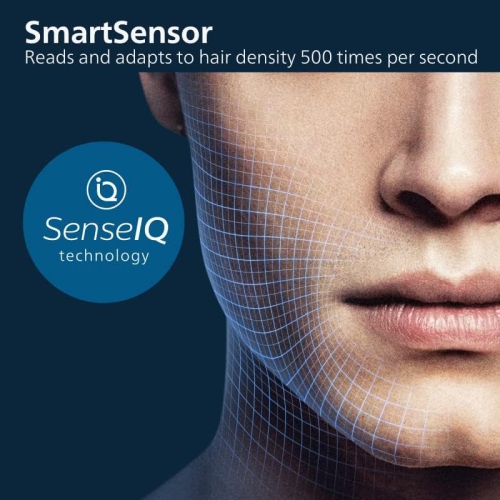 Rasoir électrique Philips série 9000 Prestige, humide et sec avec technologie SkinIQ et revêtement Hydro SkinGlide, noir gris, 9871/13