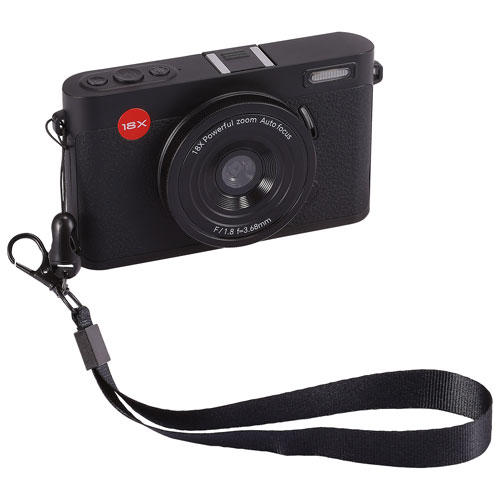 Vivitar VECXX140 Wi-Fi 20MP 5K Video Digital Camera - Black