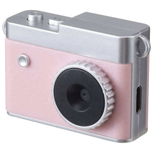 Vivitar Retro Keychain 14MP FHD Video Digital Camera - Pink