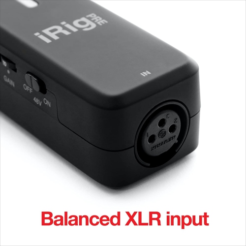 Open Box - IK Multimedia iRig Pre HD Digital Microphone Interface for iPhone, iPad and Mac/PC