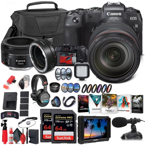 Canon EOS RP Mirrorless Digital Camera with 24-105mm Lens Ultimate Bundle