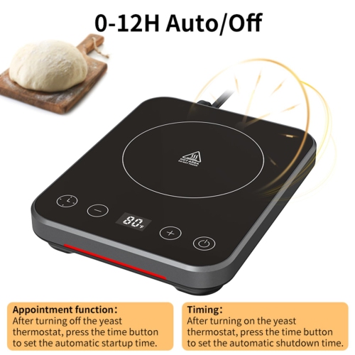 Sourdough Starter Thermostatic Warmer,Precise control of every 1°F Gear position and timing have memory function perfect for home baking