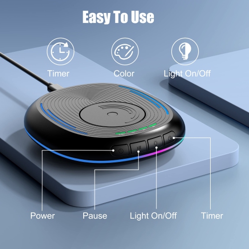 Mouse Jiggler Undetectable With Timer, ON/Off Switch, RGB Breathing Light Prevent Computer Laptop Screen Sleep