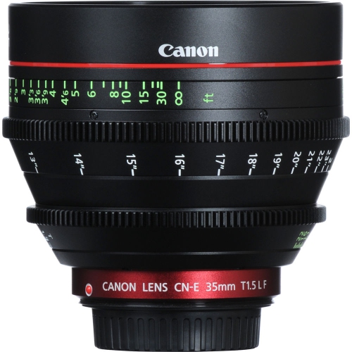 Canon CN-E 35mm T1.5 L F Cinema Lens + Mount Adapter EF-EOS R + More Bundle