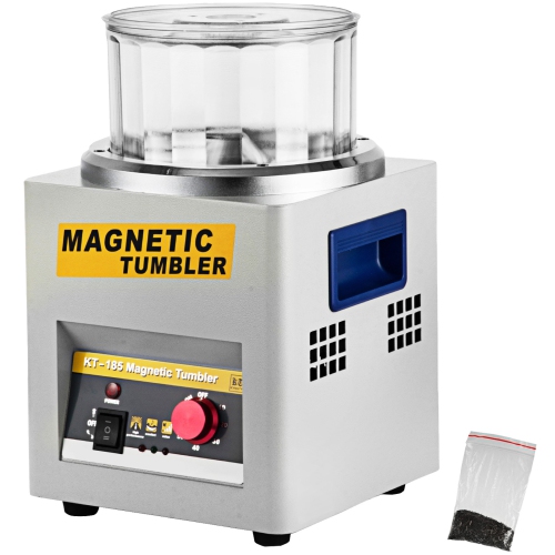 VEVOR  180MM Magnetic Tumbler, Jewelry Polisher Tumbler, 2000 Rpm Kt-185 Jewelry Polisher Finisher With Adjustable Direction And Time for Jewelry