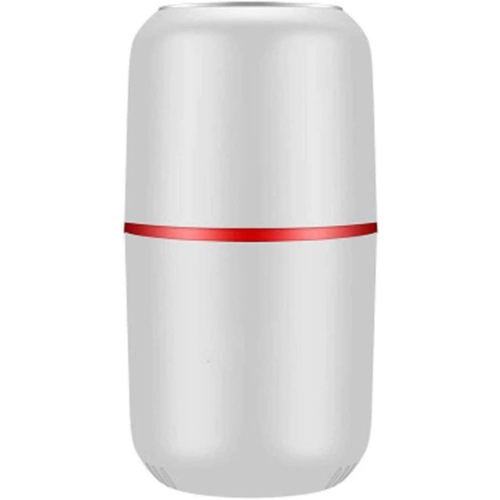 Moulin à café électrique avec lames en acier inoxydable 304 sécuritaires et durables, 40&nbsp;g, petit moulin à café, blanc