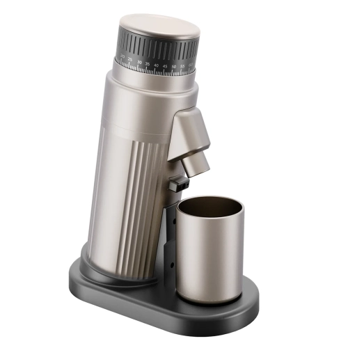 Professional Electric Coffee Grinder with 55mm Conical Burr, CNC Metal Body, 100-Step Precision Grind Adjustment, Low-Speed Silent Motor, Magnetic