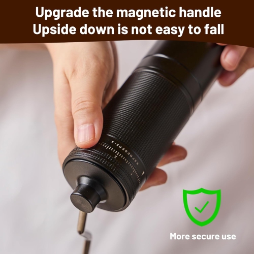 Manual Hand Coffee Grinder with 7 Star Stainless Steel Burr for French Press, Mocha, Espresso, External Adjustable Design, Three Bearing Positioning,