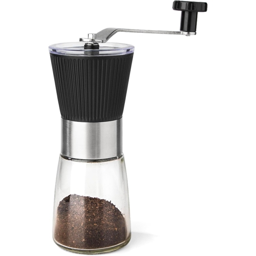 Moulin à café manuel à meule en céramique Moulin à café à main à meule en céramique Capacité du moulin à café portatif à manivelle ajustable