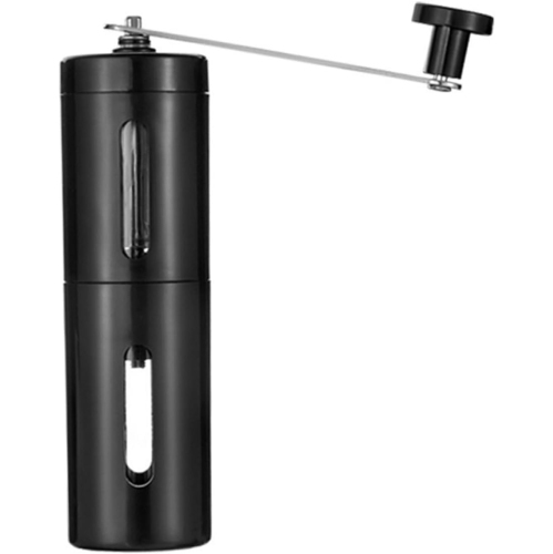 Moulin à café manuel portatif en acier inoxydable pour usage domestique Conception compacte pour espresso frais et café filtre noir