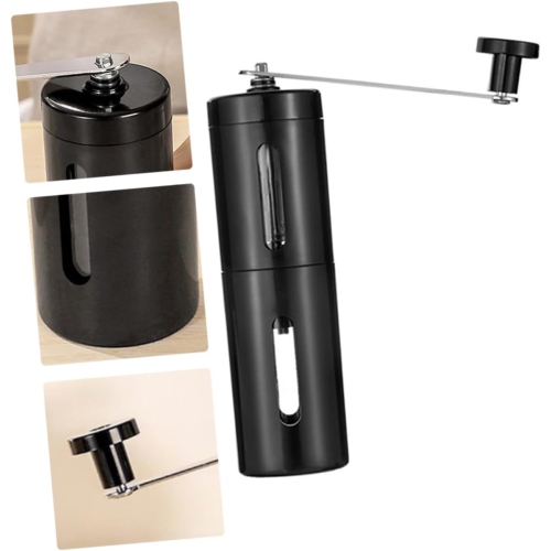 Moulin à café manuel portatif en acier inoxydable pour usage domestique Conception compacte pour espresso frais et café filtre noir