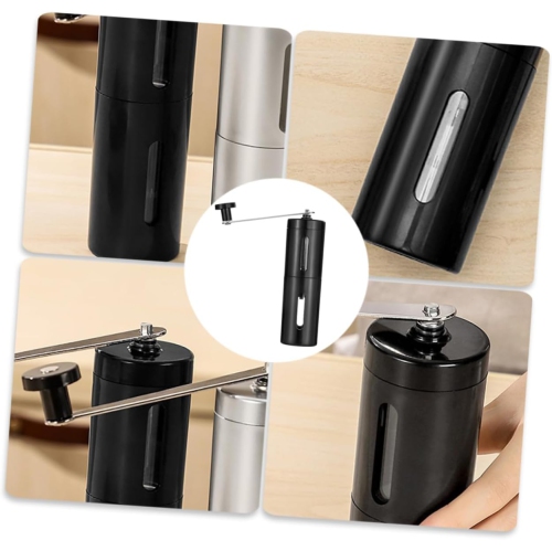 Moulin à café manuel portatif en acier inoxydable pour usage domestique Conception compacte pour espresso frais et café filtre noir