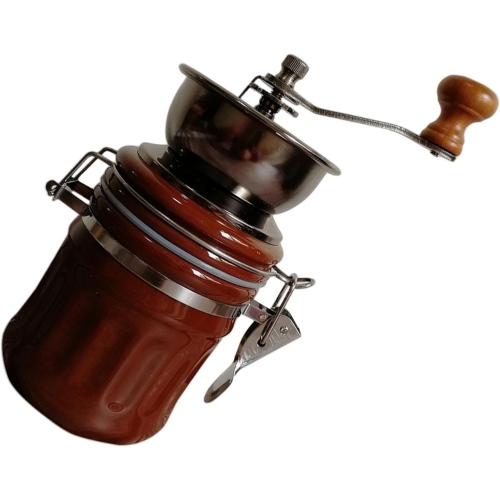 Moulin à café en bois antique Moulin à café portatif à conception manuelle pour une utilisation facile dans la cuisine ou le camping