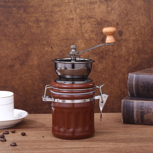 Moulin à café en bois antique Moulin à café portatif à conception manuelle pour une utilisation facile dans la cuisine ou le camping