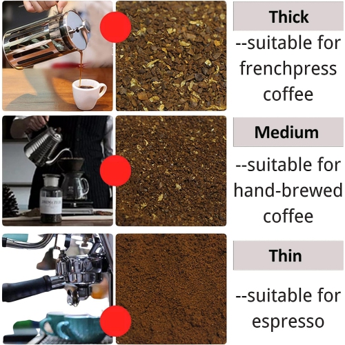 Moulin à café électrique, commercial et résidentiel de 180&nbsp;W, machine à moudre pour moulin à meule automatique Beans Nuts Spice Griller