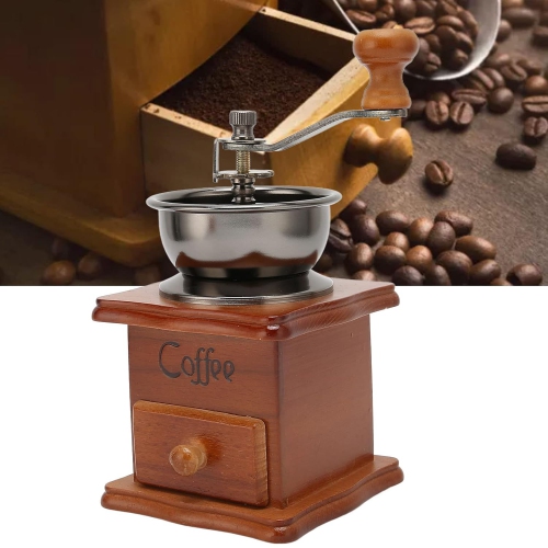 Moulin à café manuel Moulin à café manuel de style rétro pour Home Coffee Shop Thé Shop, café filtre, café percolateur