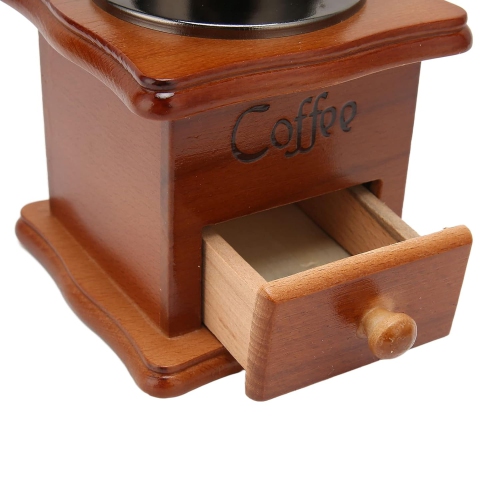 Moulin à café manuel Moulin à café manuel de style rétro pour Home Coffee Shop Thé Shop, café filtre, café percolateur