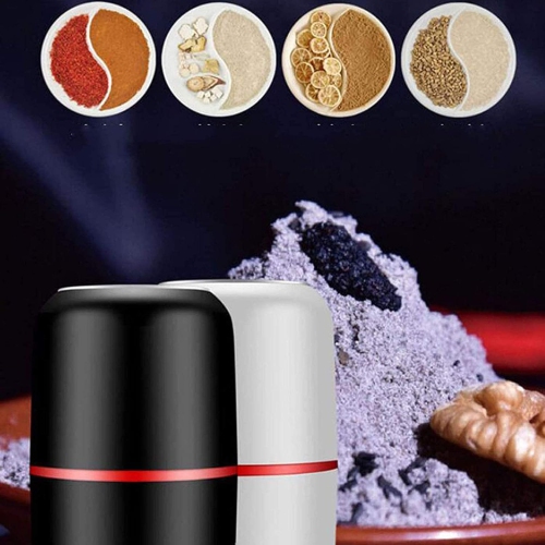 Electric Coffee Grinder with Safe and Durable 304 Stainless Steel Blades,40g, Small Coffee Bean Grinder,black