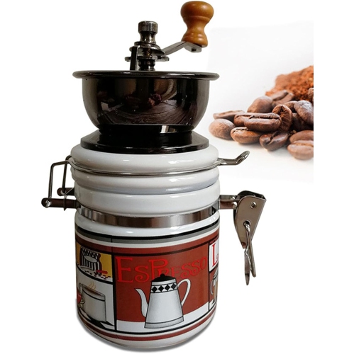 Antique Wooden Coffee Grinder Portable Manual Design Coffee Grinder For Easy Use In Kitchen Or Camping