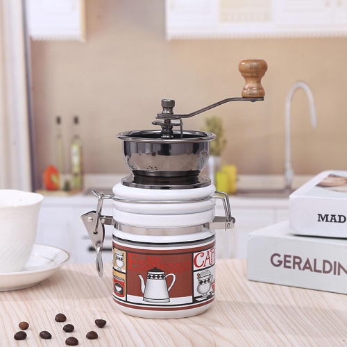 Antique Wooden Coffee Grinder Portable Manual Design Coffee Grinder For Easy Use In Kitchen Or Camping