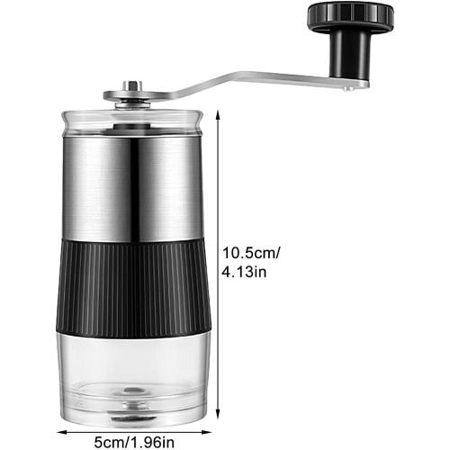 Moulin à café manuel | Moulin à café manuel, moulin à café avec poignée en acier inoxydable pour la maison, les voyages, la randonnée ou le camping