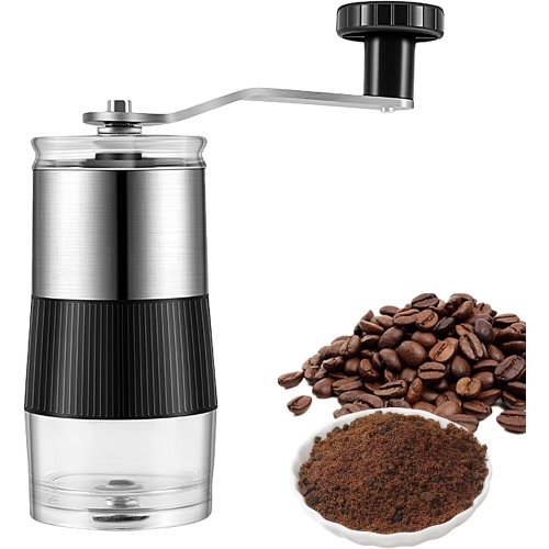Moulin à café manuel | Moulin à café manuel, moulin à café avec poignée en acier inoxydable pour la maison, les voyages, la randonnée ou le camping