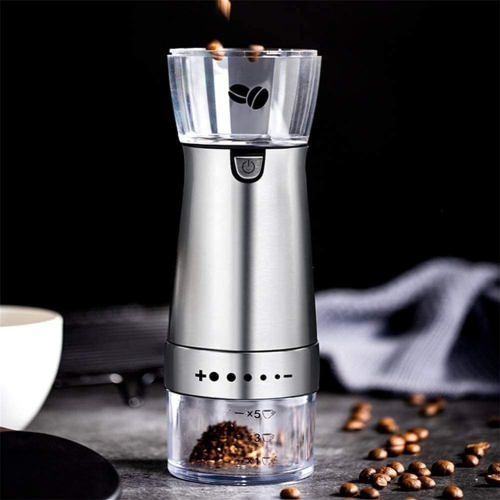 Moulin à café électrique, moulin à café automatique portatif USB, moulin à café, petite machine à café, accessoires de cuisine noirs