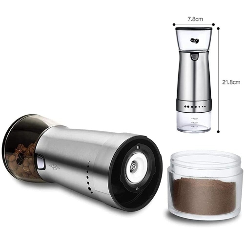 Moulin à café électrique, moulin à café automatique portatif USB, moulin à café, petite machine à café, accessoires de cuisine noirs