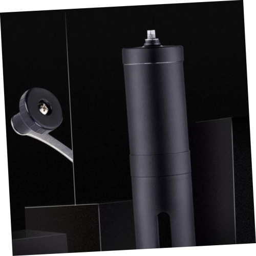 Café manuel Moulin à grains de café finesse en acier inoxydable pour le camping de voyage à domicile pour moudre les noix Plus noir