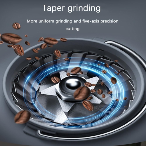 Conical Burr Coffee Grinder, with 31 Precise Settings, Electric Coffee Grinder with LED Display and Anti-Static Device, for Espresso Drip and French