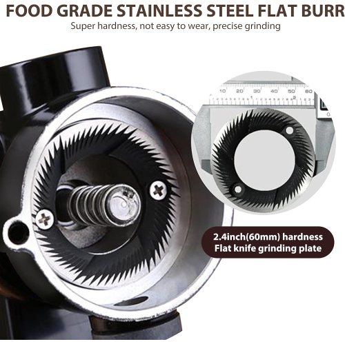 Moulin à café électrique, commercial et résidentiel de 180&nbsp;W, machine à moudre pour moulin à meule automatique Beans Nuts Spice Griller